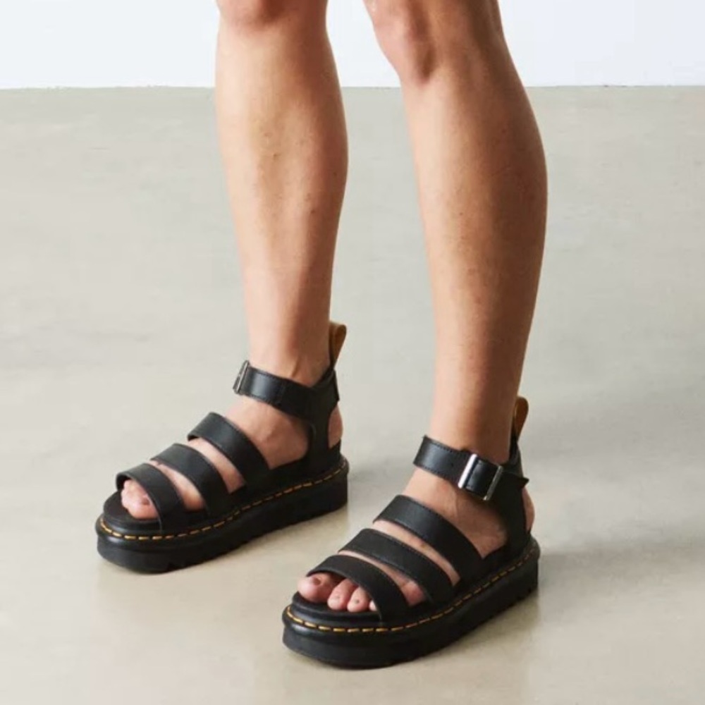 🖤 Dr. Martins VEGAN BLAIRE WOMEN'S FELIX GLADIATOR SANDALS - W8